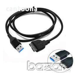 USB 3.0  - USB 3.0  DATA кабел за Samsung Galaxy S5, Galaxy Note 3, снимка 1