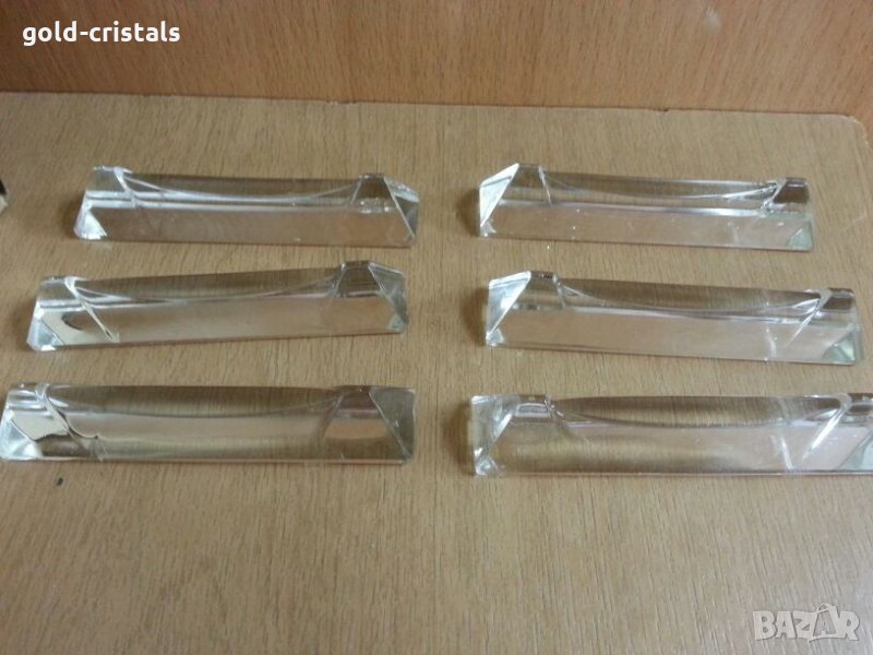кристални поставки за прибори за хранене , снимка 1