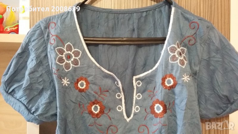 Лятна блуза с декорация, снимка 1