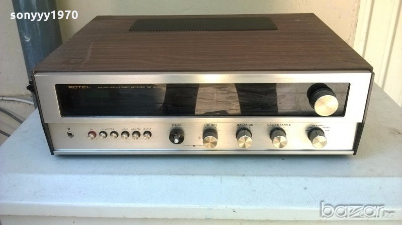 rotel rx-400a-stereo receiver-внос швеицария, снимка 1