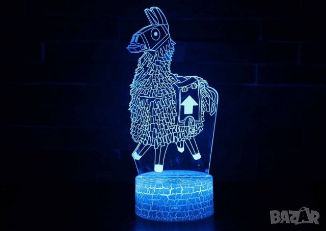 Fortnite Фортнайт тъч нощна лампа 7 цвята, снимка 7 - Други игри - 23648867