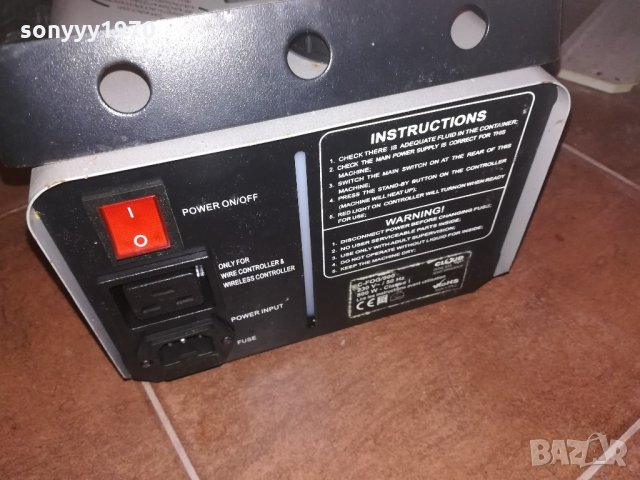 cloud night fog-900-профи дискотечно оборудване-внос швеицария, снимка 3 - Ресийвъри, усилватели, смесителни пултове - 21996009