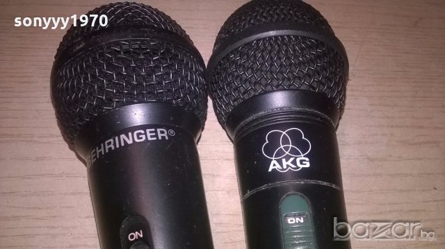 akg & behringer-маркови микрофони-внос швеицария, снимка 3 - Микрофони - 19164836