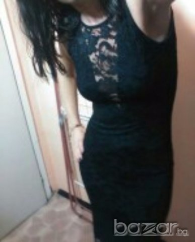 Официална дантелена рокля с гол гръб, снимка 8 - Рокли - 10883090