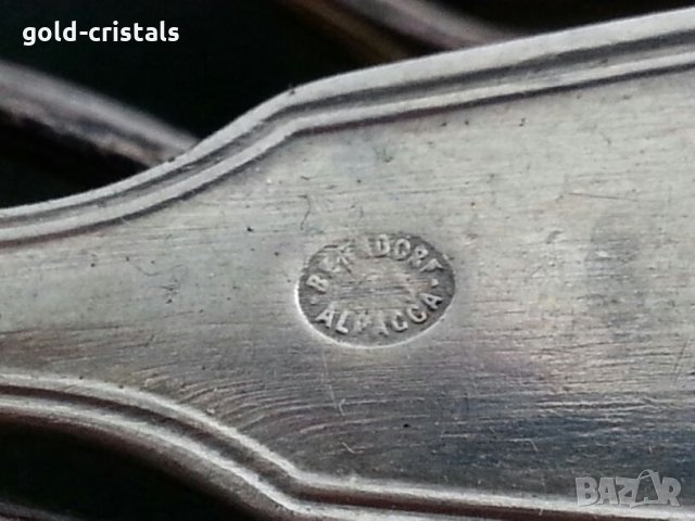 Немски  посребрени лъжички , снимка 4 - Антикварни и старинни предмети - 23556702