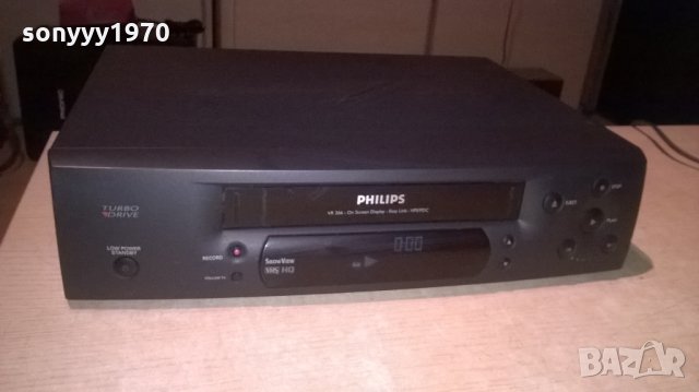 philips vr266/02 video vhs-made in austria, снимка 2 - Плейъри, домашно кино, прожектори - 25510936