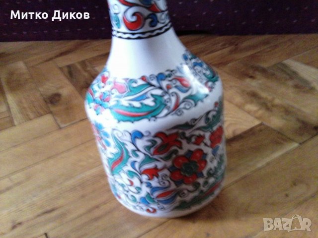 Керамична кана-бутилка порцелан ръчна изработка за метакса , снимка 10 - Декорация за дома - 22134031