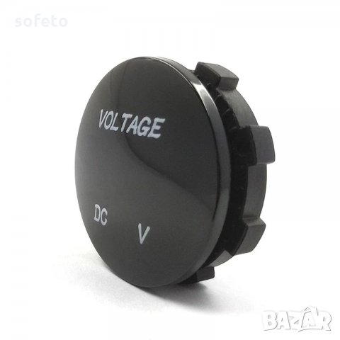 ВОДОУСТОЙЧИВ Уникален Волтметър СИН 6-30в LED акумулатор мултицет волтмер, снимка 5 - Части - 25174426