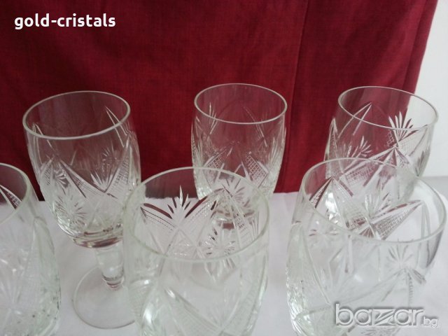 кристални чаши за вино , снимка 10 - Антикварни и старинни предмети - 20064069