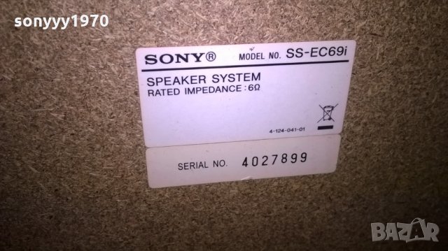 sony ss-ec69i 6ohm-3бр тонколони-внос швеицария, снимка 7 - Тонколони - 23920569