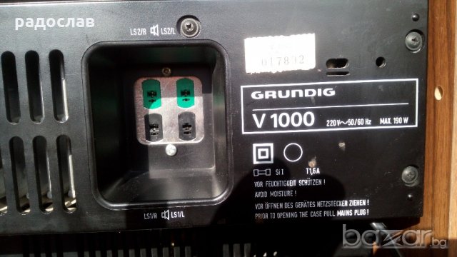 Grundig V 1000-T1000-CF5000, снимка 10 - Ресийвъри, усилватели, смесителни пултове - 19019479