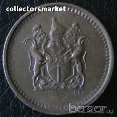 1 цент 1972, Родезия, снимка 2 - Нумизматика и бонистика - 12732239