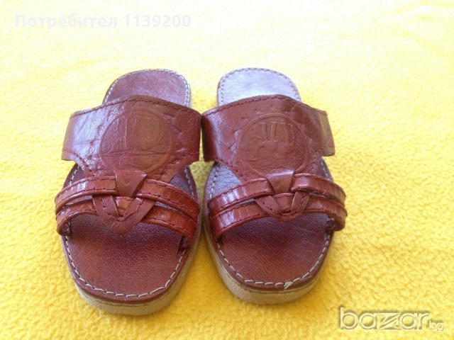 Нови летни сандали чехли 23 номер естествена кожа ръчна изработка за момче, снимка 9 - Детски сандали и чехли - 20866585