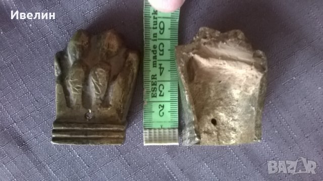 четири бронзови крачета-лъвска лапа, снимка 4 - Антикварни и старинни предмети - 25457532