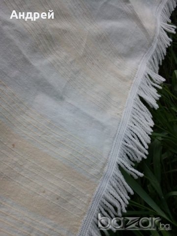 Кенарена покривка за легло, снимка 4 - Антикварни и старинни предмети - 18268387