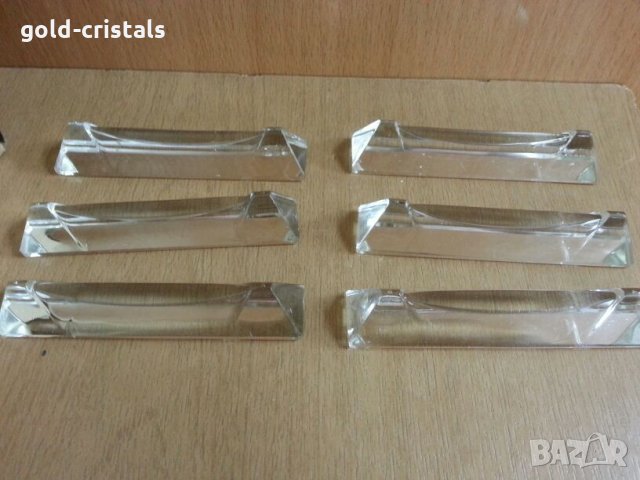 кристални поставки за прибори за хранене 