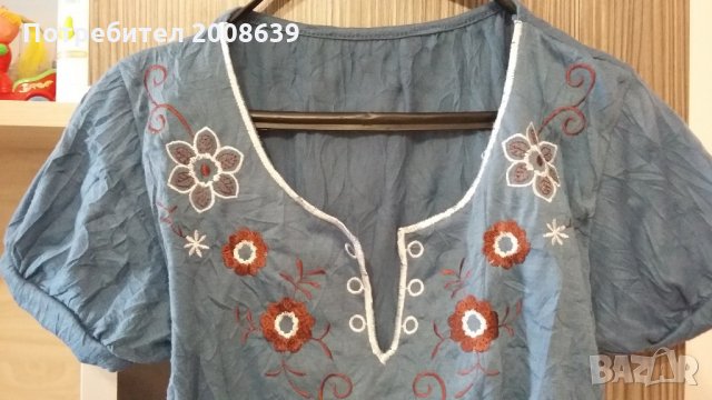 Лятна блуза с декорация