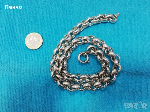 Чисто нов почистен излъскан запазен сребърен ланец с печат 925 масивен синджир 113 грама сребро, снимка 13 - Колиета, медальони, синджири - 21994081