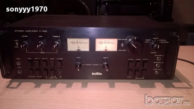 ПОРЪЧАН ЗА ITALY-Beston v-1150 stereo amplifier/330w-made in japan-внос швеицария, снимка 7 - Ресийвъри, усилватели, смесителни пултове - 15463112