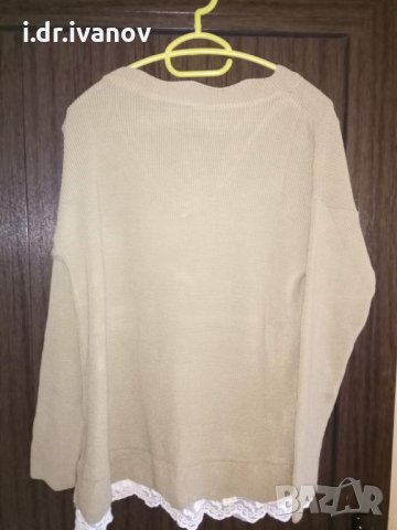 нова блуза с дантела , снимка 4 - Блузи с дълъг ръкав и пуловери - 24576317