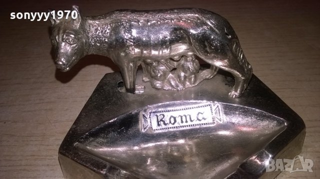 roma-ретро колекция-метален пепелник-внос швеицария, снимка 7 - Колекции - 22010948