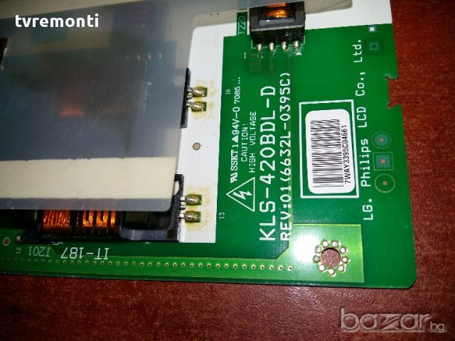 INVERTER BOARD KLS-420BDL-D 6632L-0395C, снимка 2 - Части и Платки - 17832145