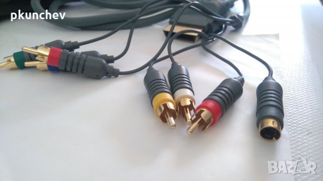 AV кабел за XBOX 360 със S-video или component signal, снимка 4 - Аксесоари - 24940781