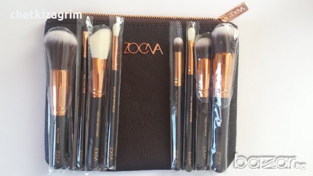 8 броя Оригинални четки за грим ZOEVA ROSE GOLDEN, LUXURY SET Vol.1!, снимка 12 - Декоративна козметика - 19359093