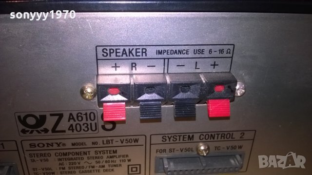 sony ta-v50 stereo amplifier-made in japan-внос швеицария, снимка 16 - Ресийвъри, усилватели, смесителни пултове - 23867713