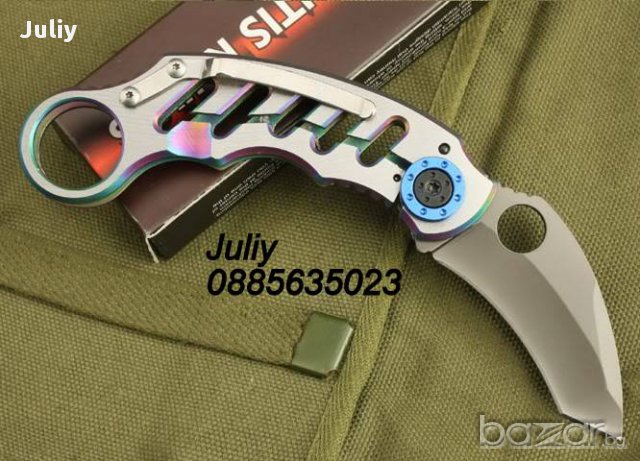 Сгъваем нож Mantis  Karambit  MK-2 , снимка 8 - Ножове - 10266752