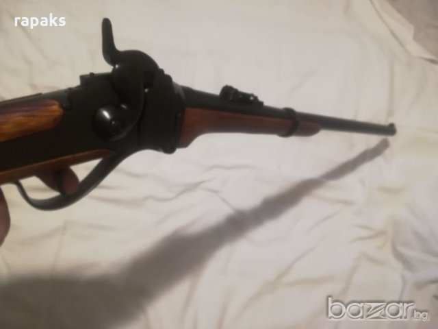 Армейска бойна карабина Sharps 1859, висококачествена РЕПЛИКА на легендарната американска пушка.