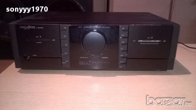 Finearts by grundig-ccf2 deck-внос швеицария, снимка 10 - Ресийвъри, усилватели, смесителни пултове - 13745706