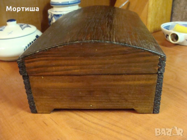 Дървена ръчно изработена кутия за бижута , снимка 3 - Декорация за дома - 24066955