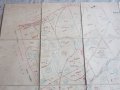 Стара карта върху плат 1932, снимка 6