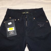 Чисто нов черен панталон/дънки 6 г., снимка 2 - Детски панталони и дънки - 19202506