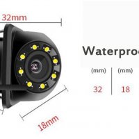 1.8мм 170° 656x492 Универсална Камера за Кола за Задно Виждане с 8 LED за Нощно Виждане