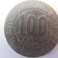 Чад - 100 франка, 1990 г.  (рядка)-327 m, снимка 4 - Нумизматика и бонистика - 23905610
