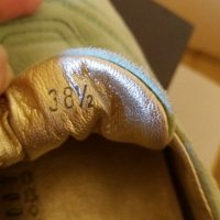 Дам.обувки-"HOGAN"-/ест.велур/-№38 1/2-цвят-мента. Закупени от Италия., снимка 11 - Дамски ежедневни обувки - 22385545