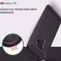 Калъф Карбон Forcell за Samsung Galaxy S9 / S9 Plus / Графит / Червен , снимка 2 - Калъфи, кейсове - 21435259