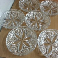 кристални чинии, снимка 2 - Антикварни и старинни предмети - 22287046