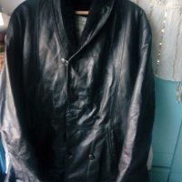 Черно кожено яке , снимка 7 - Якета - 24563761