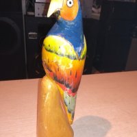 ретро колекция-папагал-дърво/лак-33х10см-внос франция, снимка 6 - Антикварни и старинни предмети - 20245035