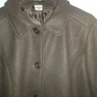 Черно дамско палто, снимка 1 - Палта, манта - 22384362