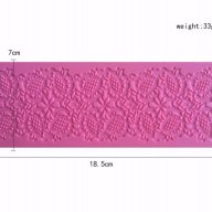 ромбоидни мотиви Молд подложка шаблон за сладка захарна дантела - за украса декорации на торти, снимка 1 - Други - 14809202