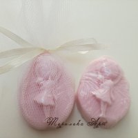 Ароматно сапунче момиченце-подарък за гости на рожден ден и кръщене, снимка 2 - Подаръци за кръщене - 20903247