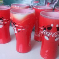 Продавам комплект 6 броя чаши Coca-Cola EURO 2016, снимка 3 - Чаши - 25244074