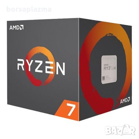 AMD RYZEN 7 2700X 8-Core 3.7GHz (4.3 GHz Turbo), 20MB/105W/AM4/FAN, снимка 1