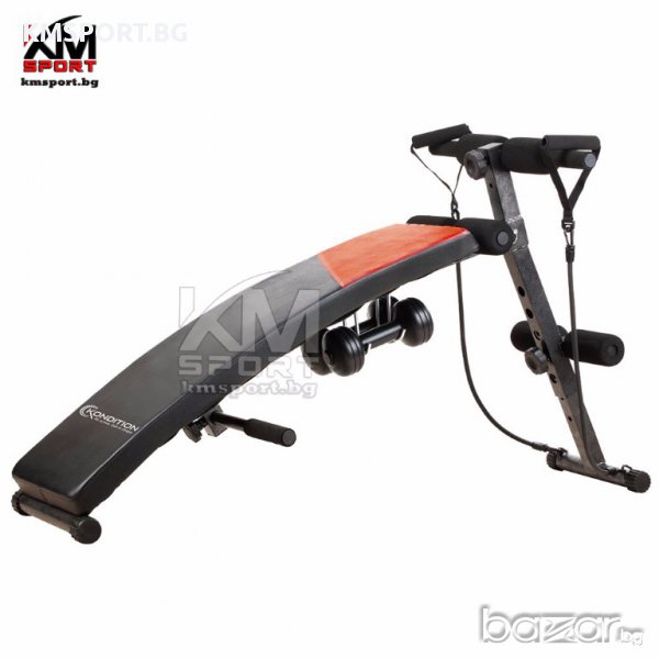 Лежанка за коремни с включени гири, снимка 1