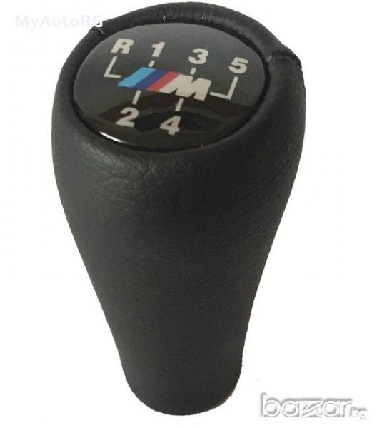Кожена Топка за скоростен лост за БМВ 5 скорости М пакет, снимка 1