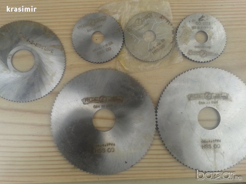 циркулярни дискове за метал и фрези, снимка 1